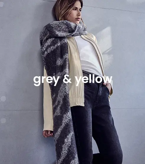 grey & yellow